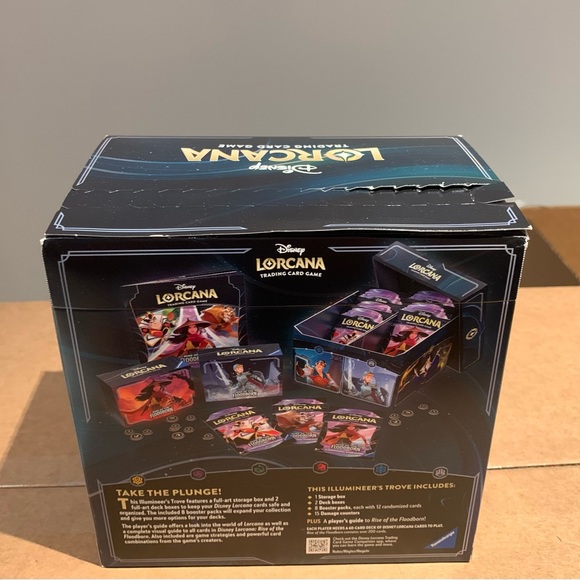 NEW Disney Lorcana TCG Rise of the Floodborn Illumineer's Trove Box SEALED - Picture 6 of 6